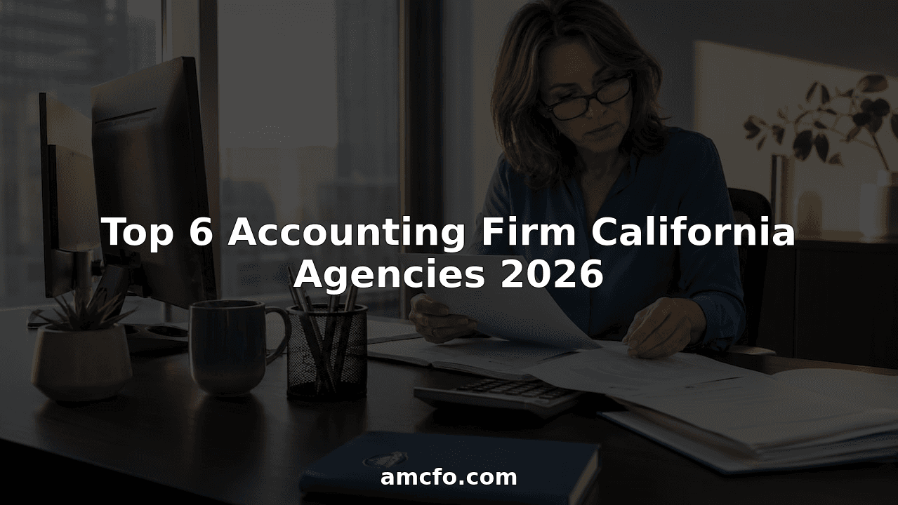 Top 6 Accounting Firm California Agencies 2026